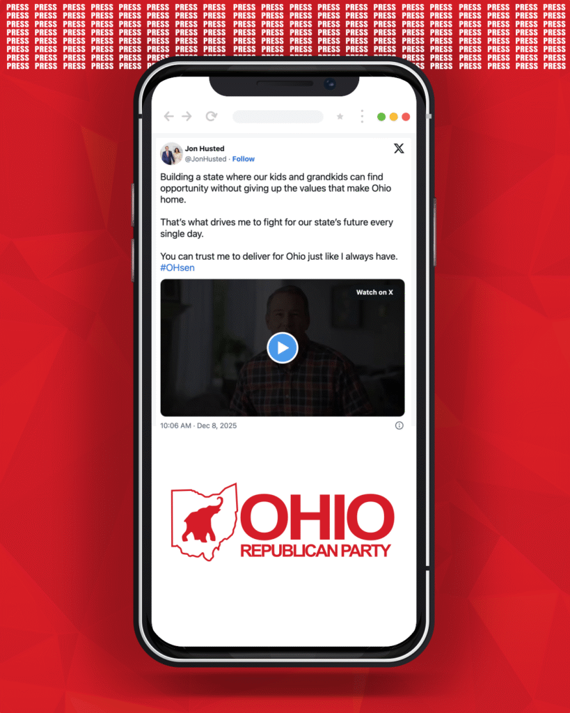Ohio Republican Party Highlights Jon Husted’s Vision for Ohio in New Campaign Launch Video