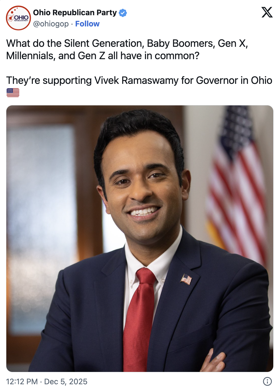 Ohioans of Every Generation Rally Behind Vivek