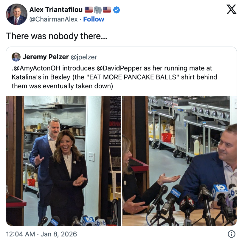 There was nobody there...