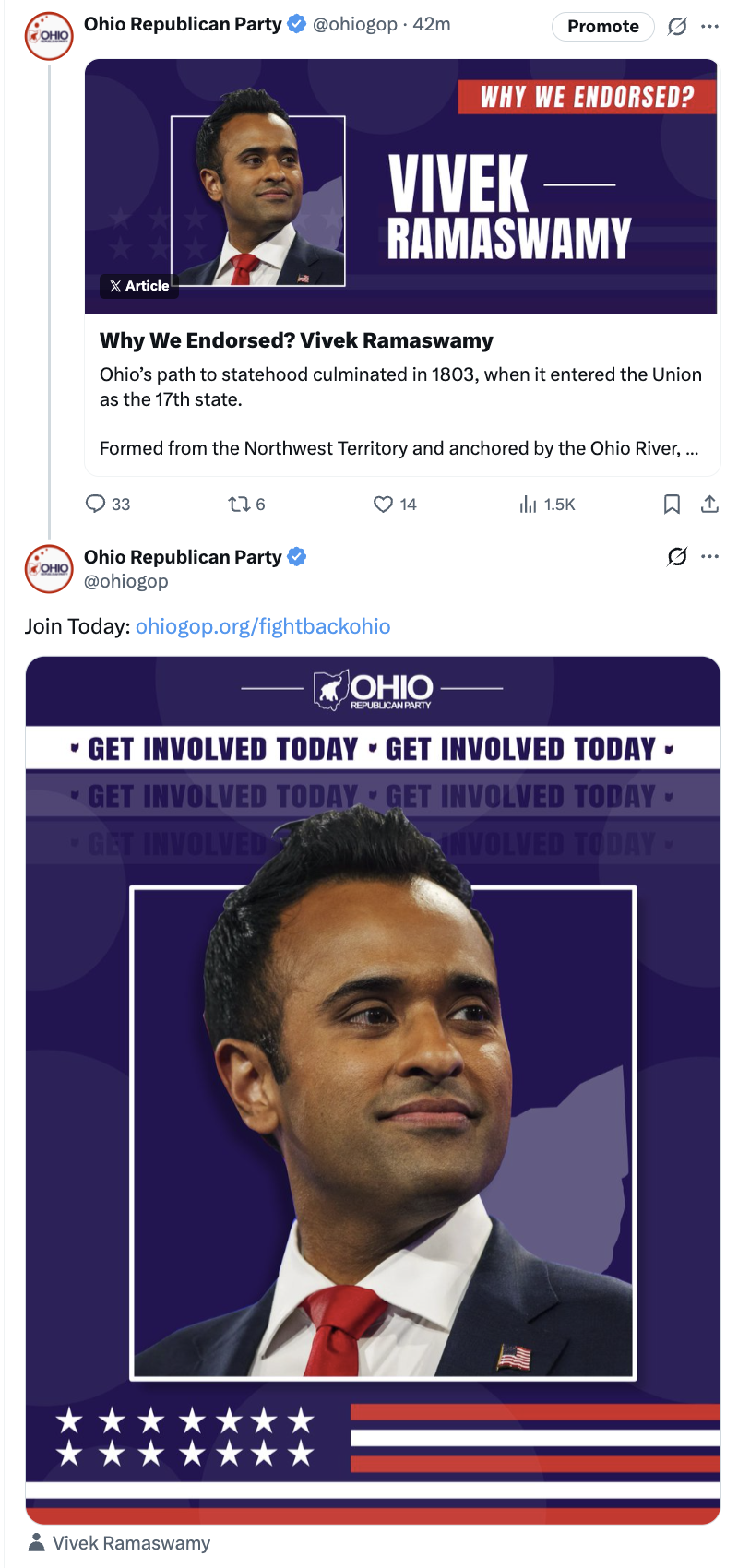 Ohio Republicans Highlight Visionary Leadership and Opportunity