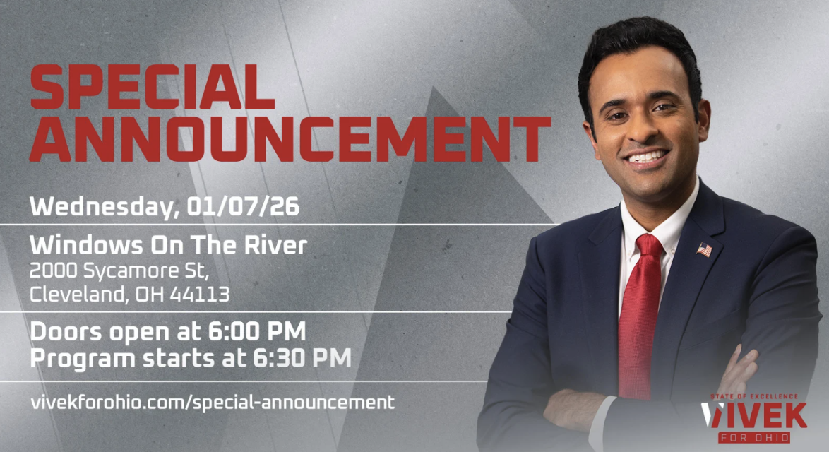 Join Vivek for an Exciting Special Announcement