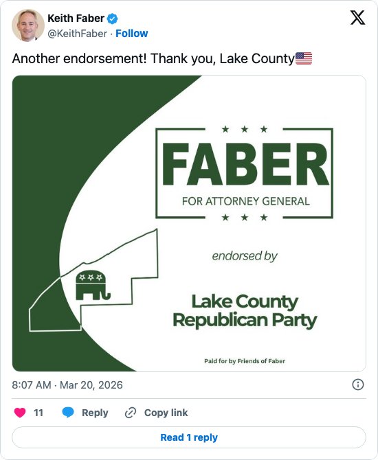 Lake County Endorsement Secured