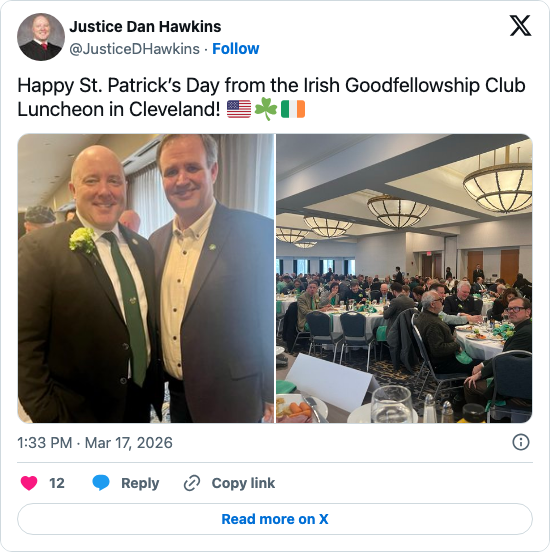 Irish Goodfellowship Club Luncheon