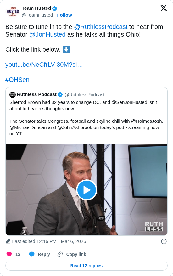 Senator Jon Husted Shares Insight on Ohio’s Future