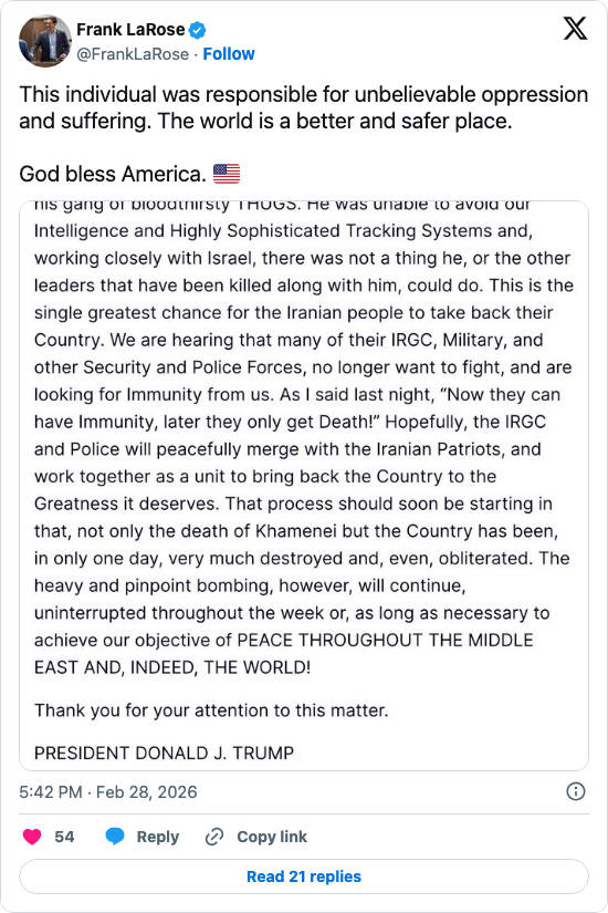 Standing Strong for Global Security and Freedom