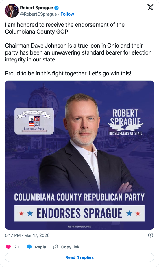 Columbiana County GOP Endorsement