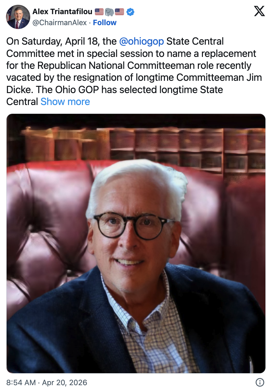 Ohio GOP Names New National Committeeman