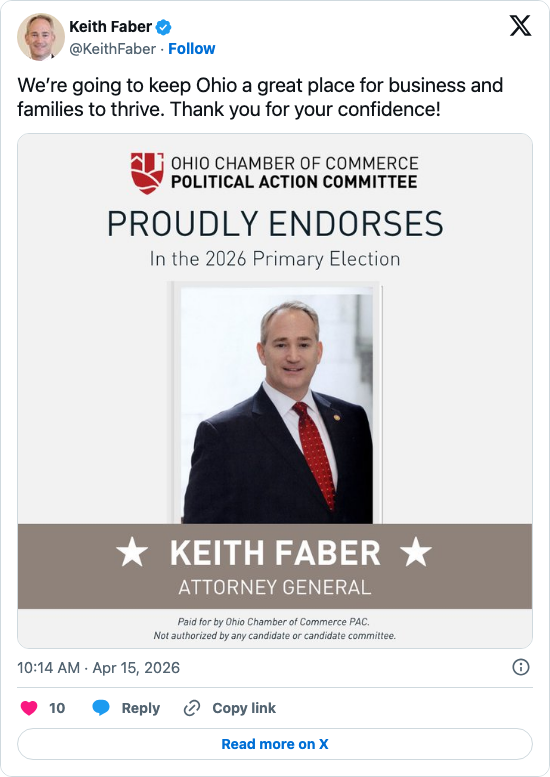 Pro-Business Leadership Delivers for Ohio