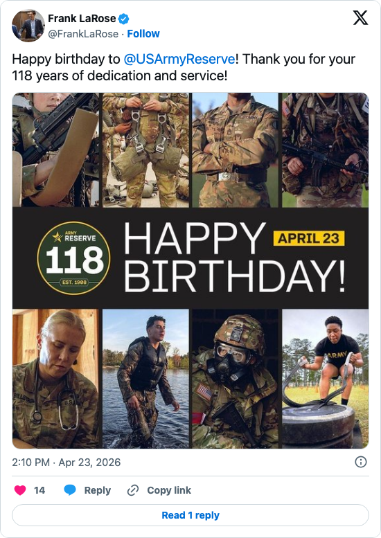 Army Reserve Celebrates 118 Years