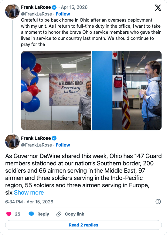 Ohio Guard Serves with Honor Worldwide