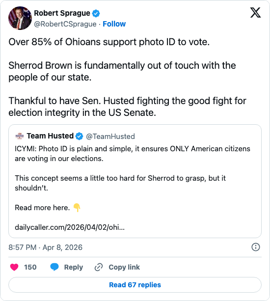 Widespread Support for Photo ID Voting in Ohio