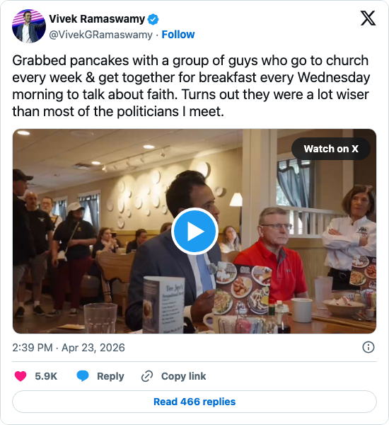 Faith and Fellowship Over Politics